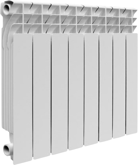 Алюминиевый радиатор Royal Thermo Optimal 500 8 секций