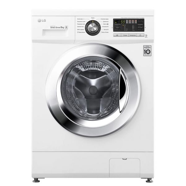 Стиральная машина LG F1096TD3 фронтальная 8 кг белый